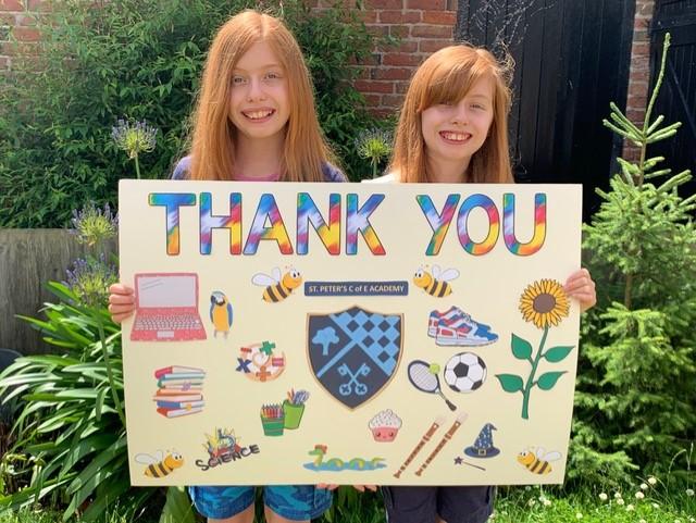 Thank you from Eleanor and Pippa
