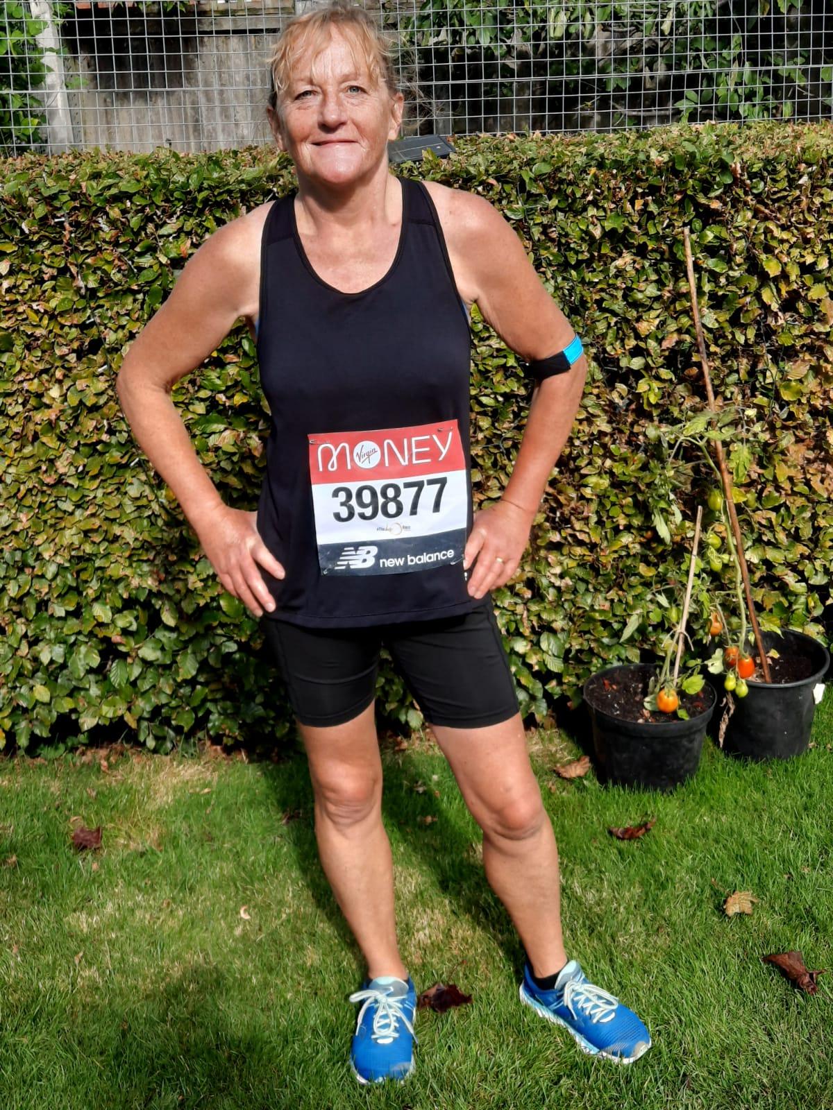 Marathon Woman - raising money for PSPA.
